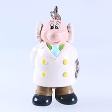 Portachiavi figura Dr. Elefun Astro Boy Osamu Tezuka dal Giappone F/S