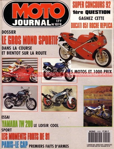 Moto journal 1019 yamaha - 1019, tw