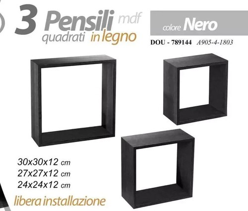 Set mensole moduli parete - 3,