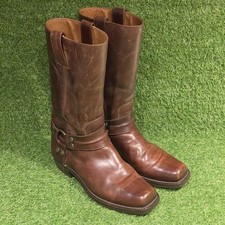 Stivali western da motociclista Sendra marrone cognac imbracatura 2380 / uomo US 10,5