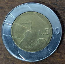SAN MARINO - 500 LIRE  1990