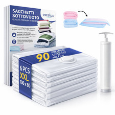 6 Sacchetti Sottovuoto 100x80