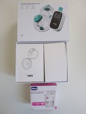 TIRALATTE PORTATILE DOPPIO - VEO + BUSTINE CONTENITORE CHICCO NUOVE