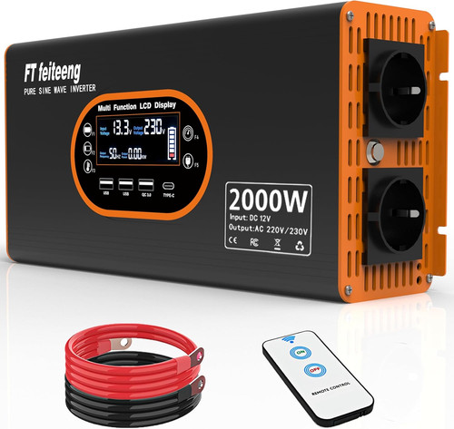 2000w inverter 12v 220v onda - 12v,
