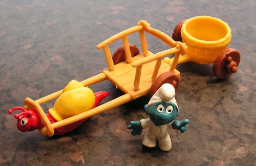 Snail cart puffo - snail,