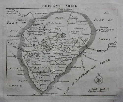 Rutlandshire rutland antica - rutlandshire,, rutland,