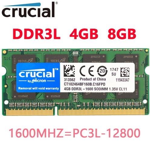Crucial ddr3l gb - gb, 1600