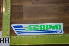 Vecchio Adesivo Ciclismo Bici Bike Bicyclette SCAPIN cicli