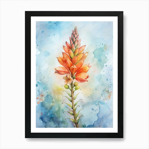Stampa artistica lupino con