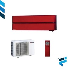Climatizzatore Condizion fisso mono Mitsubishi KIRIGAMINE Style 18000 btu ROSSO