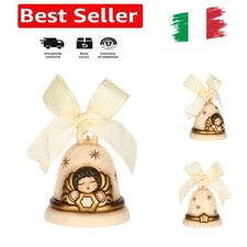 THUN, Campanella con Angelo in Ceramica, Collezione Magia del Natale, Campane...