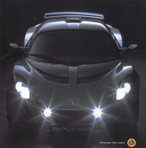 Brochure depliant lotus exige - lotus,