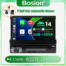 Autoradio 2+32GB 7 pollici Android 14 1 DIN GPS NAVI DVD DAB+ Bluetooth USB WiFi 