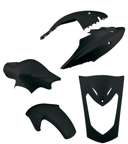 Kit carene pezzi nero lucido - nero,