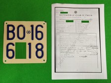 TARGA ORIGINALE DUCATI 125 DM