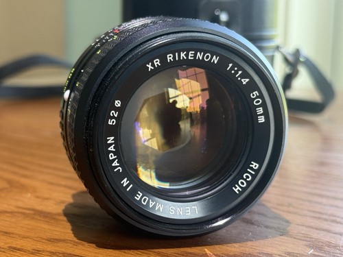 Raro ricoh rikenon 50 - xr,