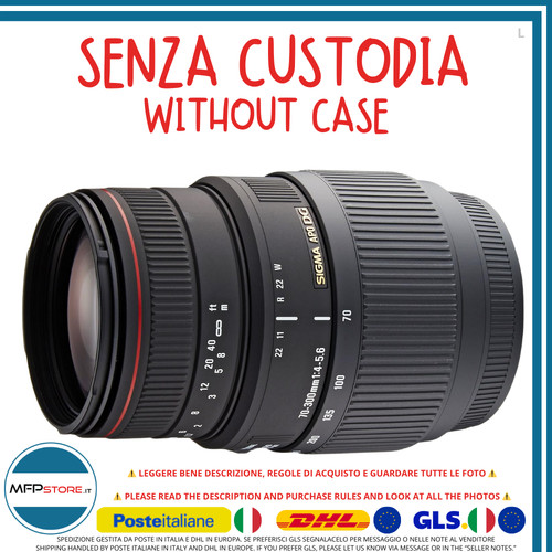 Obiettivo sigma 300mm - sigma, 70-300mm