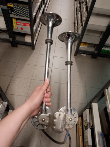 Tromba doppia acciaio - doppia,