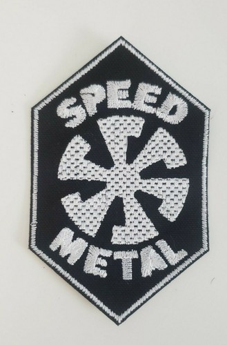 Speed metal embroidered - embroidered, iron
