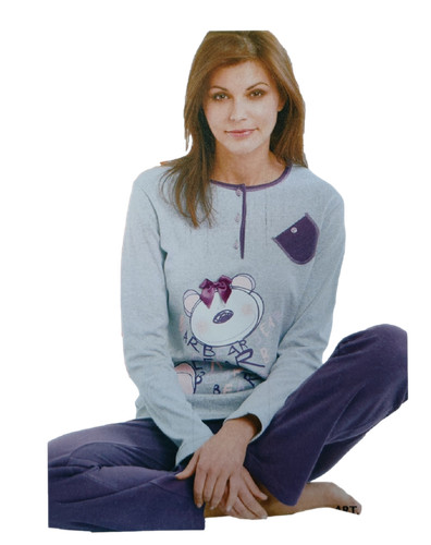 Pigiama donna invernale lungo