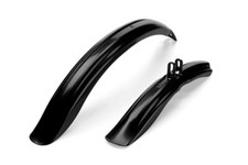 Parafanghi 20" Bimbo Neri Bici Bambino MTB Anteriore e Posteriore 