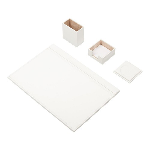 Set scrivania pelle con 4 - set,