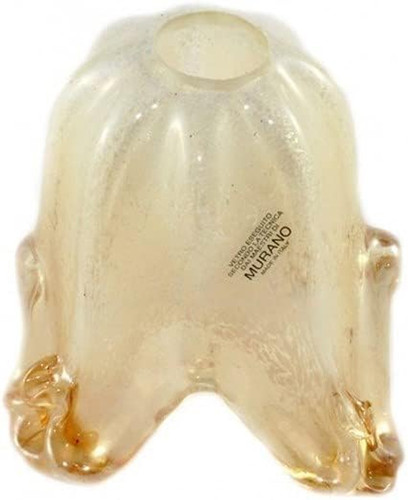 Coppa vetro murano ambra - coppa,