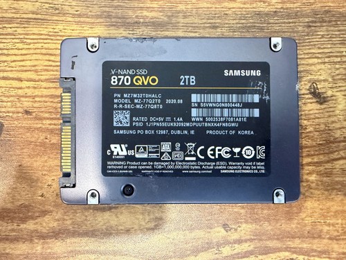 Samsung 870 qvo 2tb sata - 870, 2,5"
