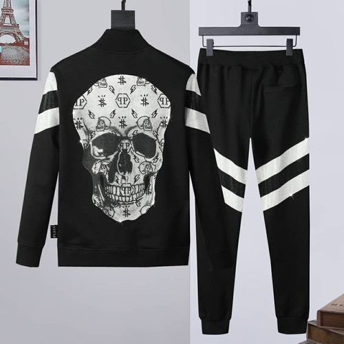 Tuta skull strass borchiata - strass,