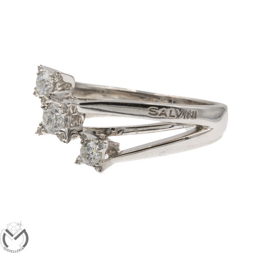 Anello trilogy oro - in, bianco