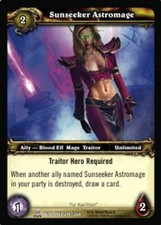 Sunseeker Astromage - Servants of the Betrayer - World of Warcraft TCG