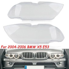 2x Headlight Lens Cover For