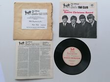 THE BEATLES FAN CLUB FLEXI