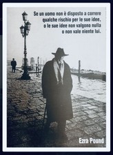 POSTER EZRA POUND 50x70cm    In Cartoncino. Come Da Foto