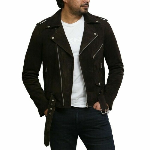 Giacca moto uomo stile retrò