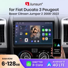 6+128G Carplay per Fiat Ducato 2006-2024 Android 13 Autoradio GPS Navi DAB+ KAM