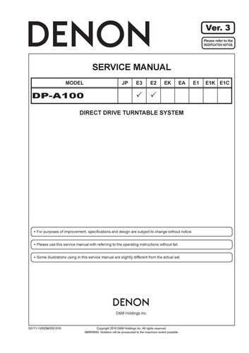Servizio manuale istruzioni - servizio,