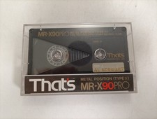 THAT'S MR-X 90 PRO METAL TIPO IV 4 musicassette vergini cassette tape vintage