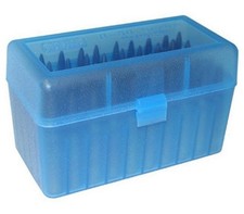MTM Case Gard Serie R-50 Scatola Munizioni 50 Giri Plastica Blu - RS5024