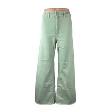 Jeans donna Zara verde vita