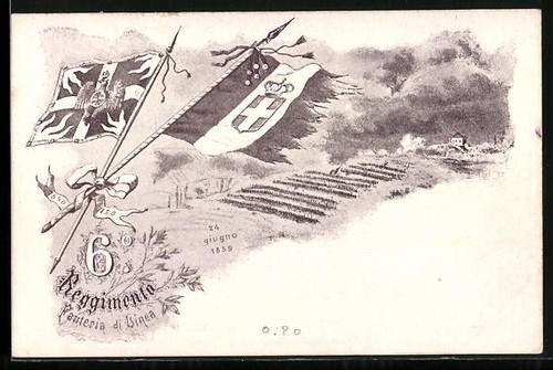 Cartolina reggimento - cartolina, 6.