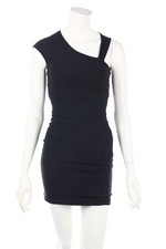 Abito TRU TRUSSARDI taglio asimmetrico D 38 nero