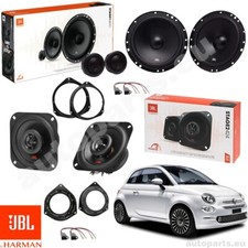 Kit 6 Casse Altoparlanti JBL Anteriori e Posteriori per Fiat 500 dal 2007