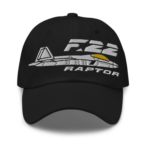 Cappello ricamato raptor - cappello, f-22