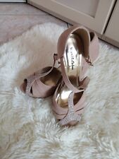 Scarpe con tacco eleganti donna colore beige