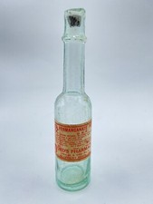 WW1 Period USA Army Pharmaceutical Potash Permanganate Poison Glass Bottle ￼￼