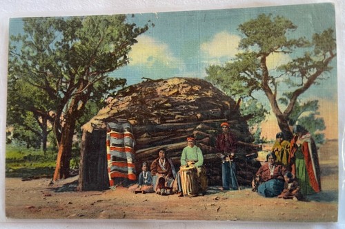 Cartolina epoca indiani - cartolina, d'epoca: