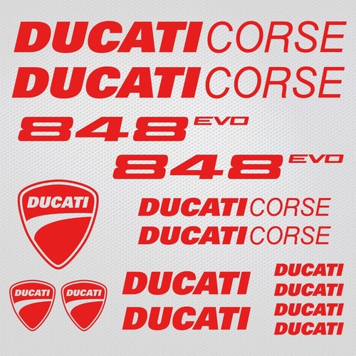 Adesivo ducati 848 evo - adesivo,