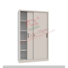 Armadio in Metallo Ante Scorrevoli MONTATO Dim. 120x45x200h cm