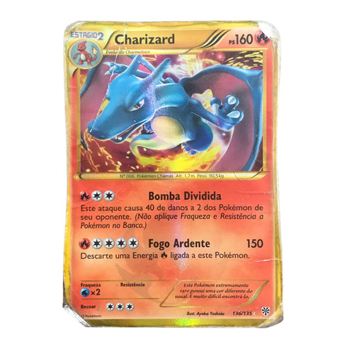 Carta pokémon portoghese - carta,